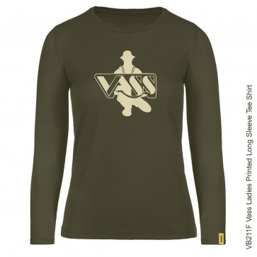 Vass Ladies Printed Long Sleeve Tee Shirt