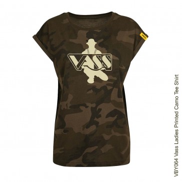 Vass Ladies Printed Camo Tee Shirt