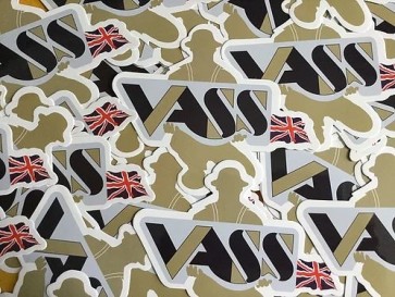 Vass Tackle Box Sticker x 2