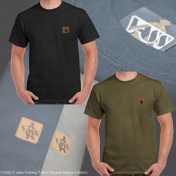 Vass Fishing T-Shirt (Suede badge version)