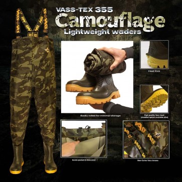 Vass-Tex 355 'Lightweight' Camouflage Waders