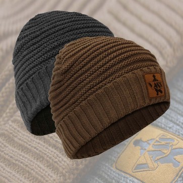 Vass ‘Fleece Lined’ Ribbed Beanie 