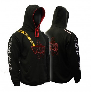 New 'Team Vass' edition two colour hoody with yellow print brace