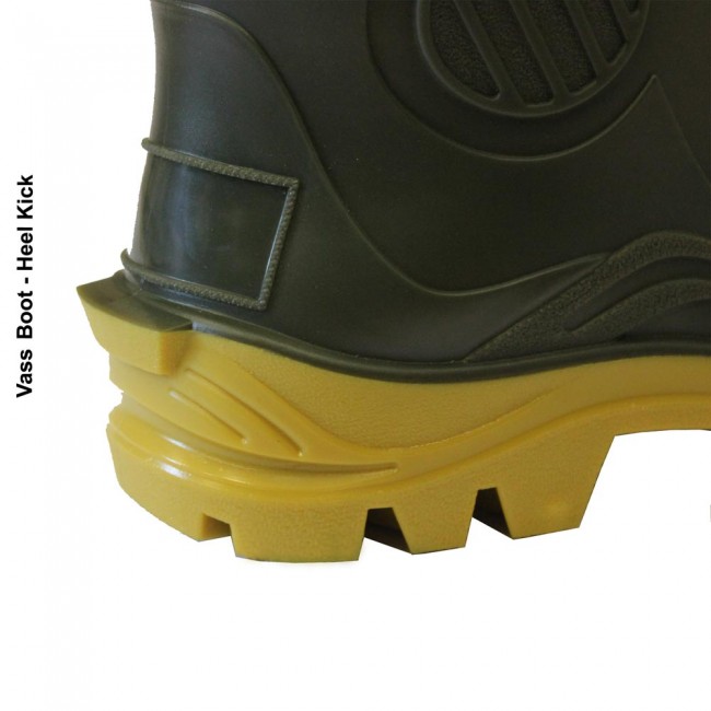 Studded work sales boots
