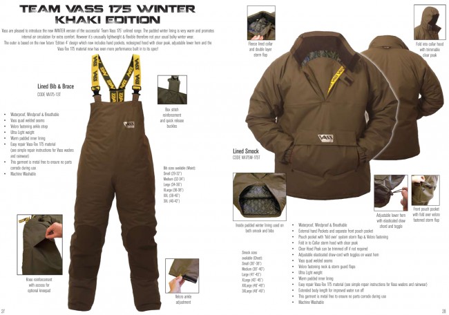 KHAKI EDITION Vass 175 WINTER Bib /& Brace With Smock