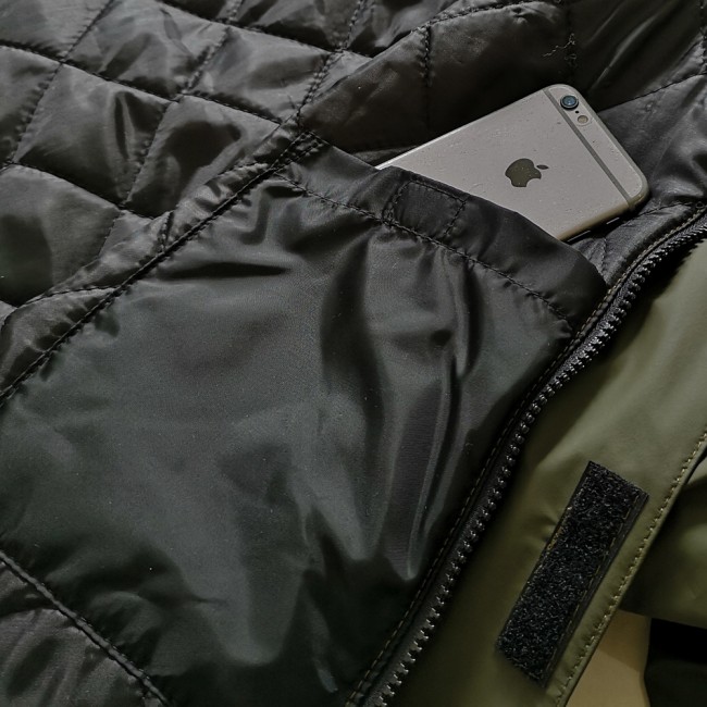 team vass 175 winter lined jacket khaki edition