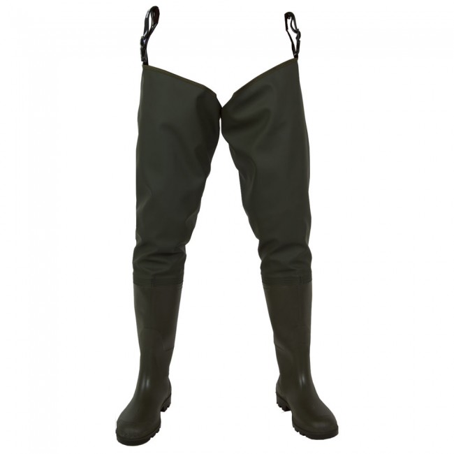 Heavy duty rubber thigh waders sale
