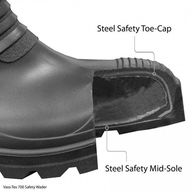 Steel toe cap waders best sale
