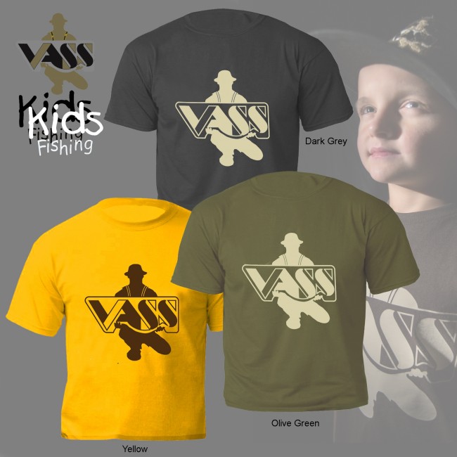 Vass Kids Fishing' T-Shirt (Junior sizes also available)
