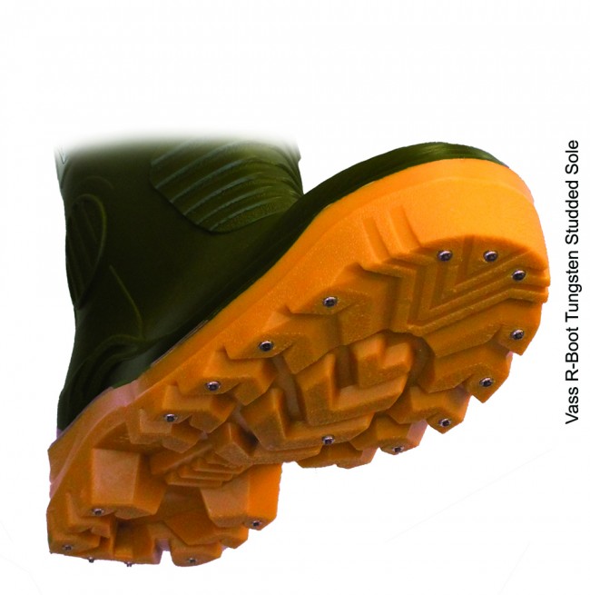 Studded shop fishing boots