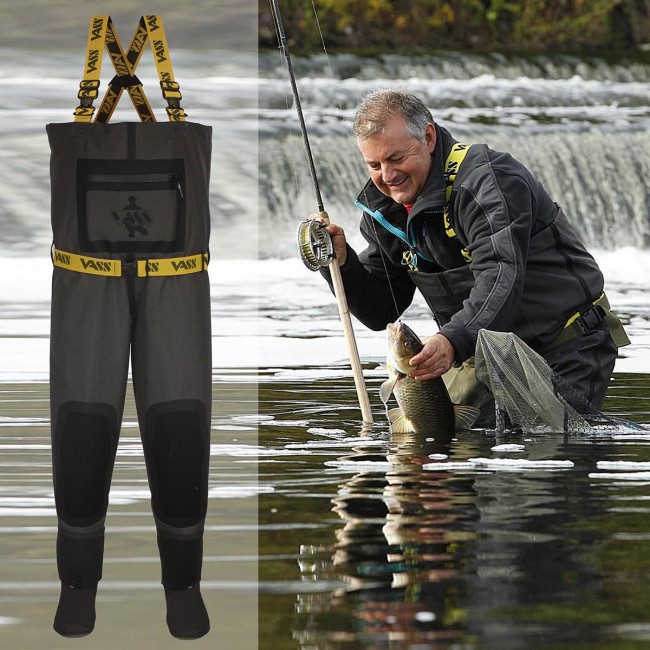 Vass-Tex 305 Tough Breathable Chest Wader with Neoprene Stocking Foot