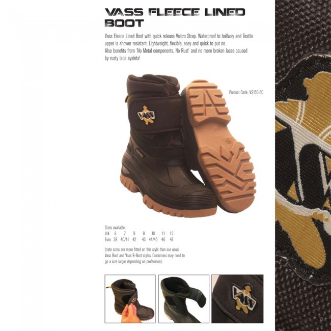 Vass Fleece Lined Fishing Boot
