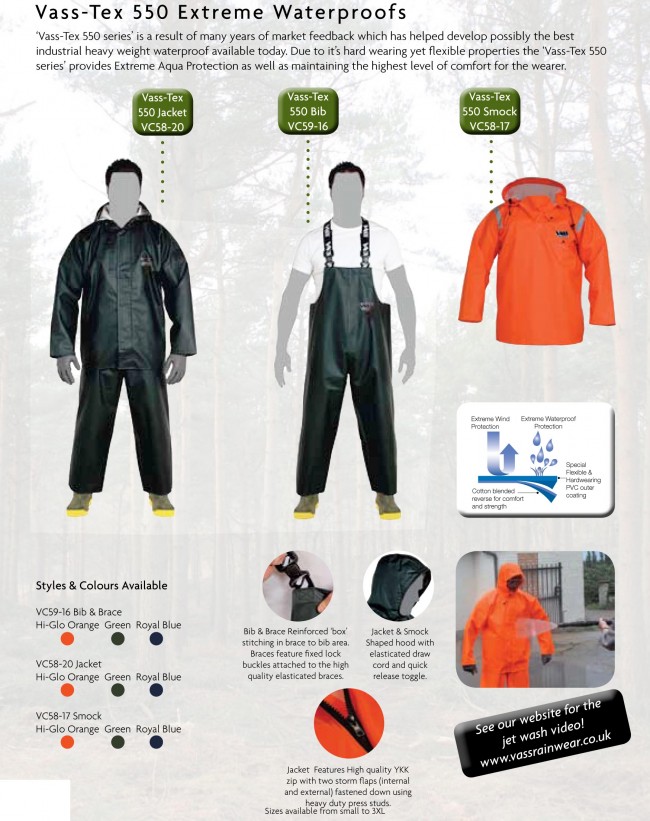 VassTex 550 Extreme Waterproof Jacket