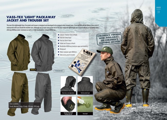 Vass tex 2025 light packaway