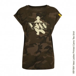 Vass Ladies Printed Camo Tee Shirt