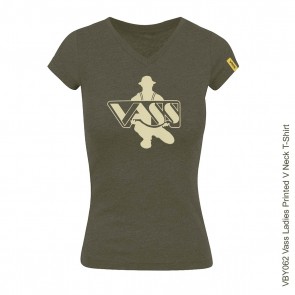 Vass Ladies Printed V Neck T-Shirt