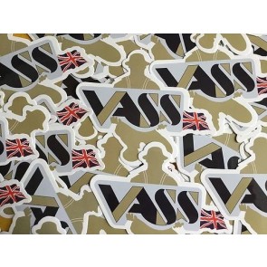 Vass Tackle Box Sticker x 2