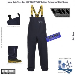 Heavy Duty Vass-Tex 350 Team Vass Edition 3 Bib and Brace